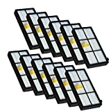 YanBan 12PCS Heap Filter Kit para iRobot Roomba 800 Series 900 870 880 980 Accesorios para aspiradoras Piezas de repuesto